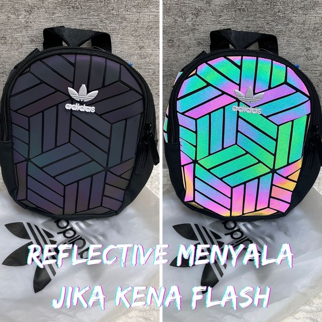 Adidas Mini Backpack Issey Miyake New Pattern / Tas Adidas Tas Selempang Tas Ransel