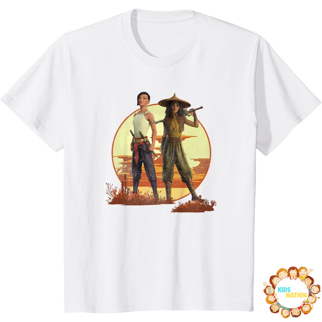 Baju anak Disney Raya And The Last Dragon Raya And Namaari Sunset T-Shirt