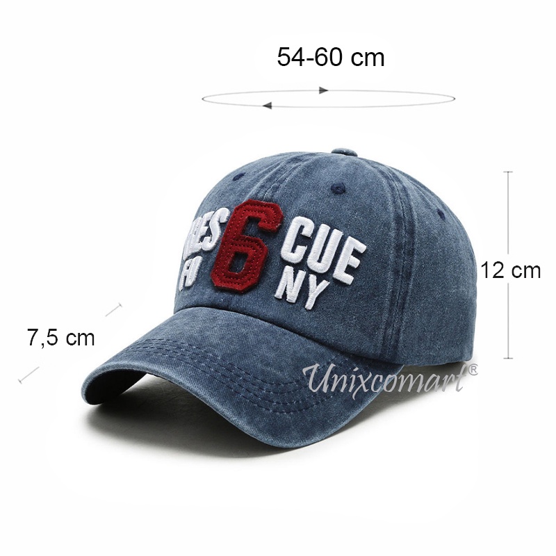 Topi Baseball FLINT Hat Cap Casual Sports Distro Fashion Pria Wanita