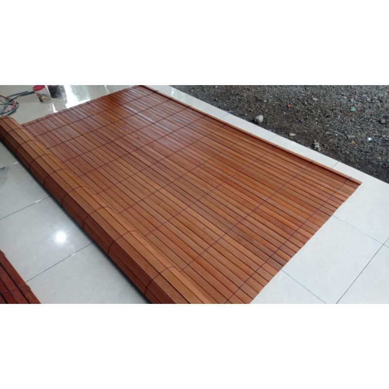 krey kayu merbau dan bengkirai finishing MOWILEX terbaik