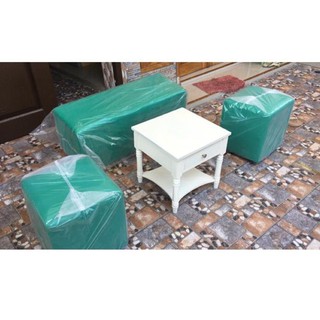  KODE 529 Sofa stool Kursi  puff  1 meter Sofa 