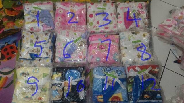 Selimut bayi double fleece import