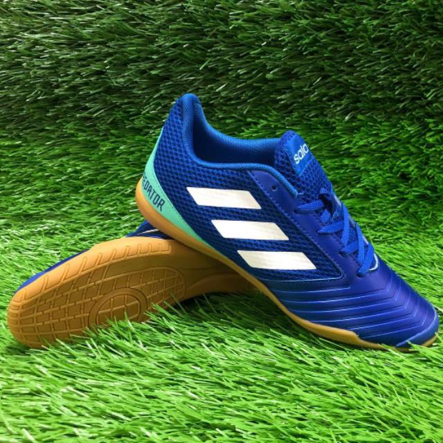 Sepatu Futsal Adidas Predator 19.4 Blue BNIB