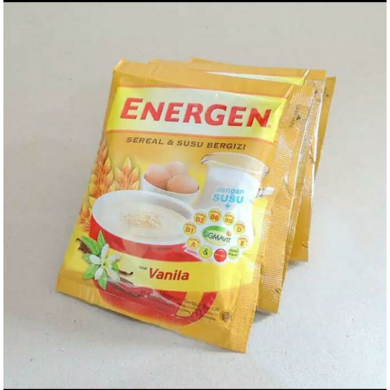 

Energen vanilla sereal susu