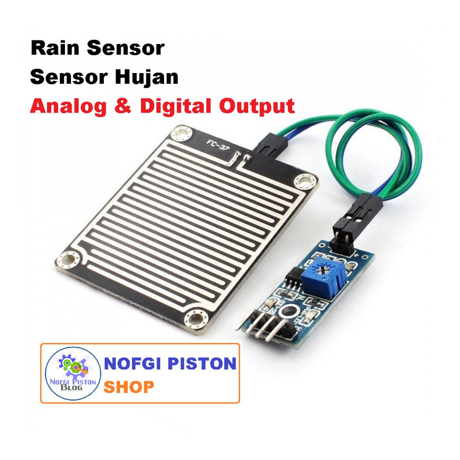 Jual Rain Sensor (Sensor Pendeteksi Hujan) Indonesia|Shopee Indonesia