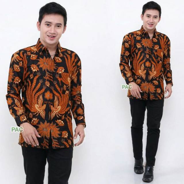 Nailo Batik Hrb026 Kenongo Kemeja Tosca Pendek Pekalongan Padi M L Xl Sogan Tulis Halus Kemeja Batik