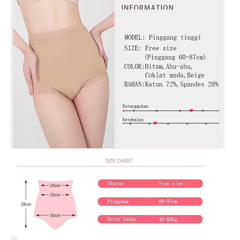 KORSET CELANA DALAM WANITA MUNAFIE  PENGECIL PERUT PAKAIAN DALAM WANITA SLIMMING HOT PANTS JAPAN