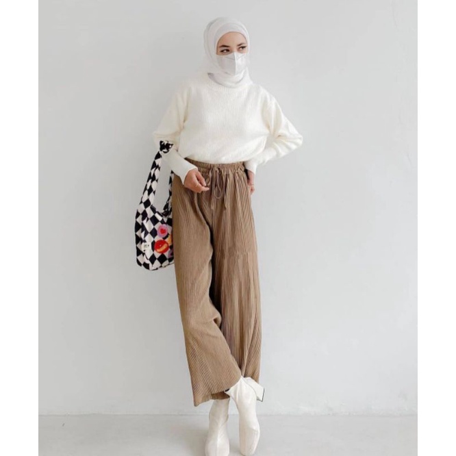 CELANA PLISKET LIDI DEWASA PREMIUM DAN ROK LIDI DEWASA PREMIUM/ KULOT  DAN ROK BB 40-70Kg