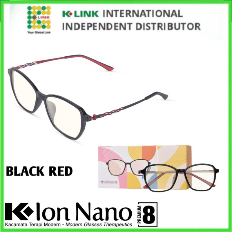 K ION NANO PREMIUM 8 BLACK RED NEW
