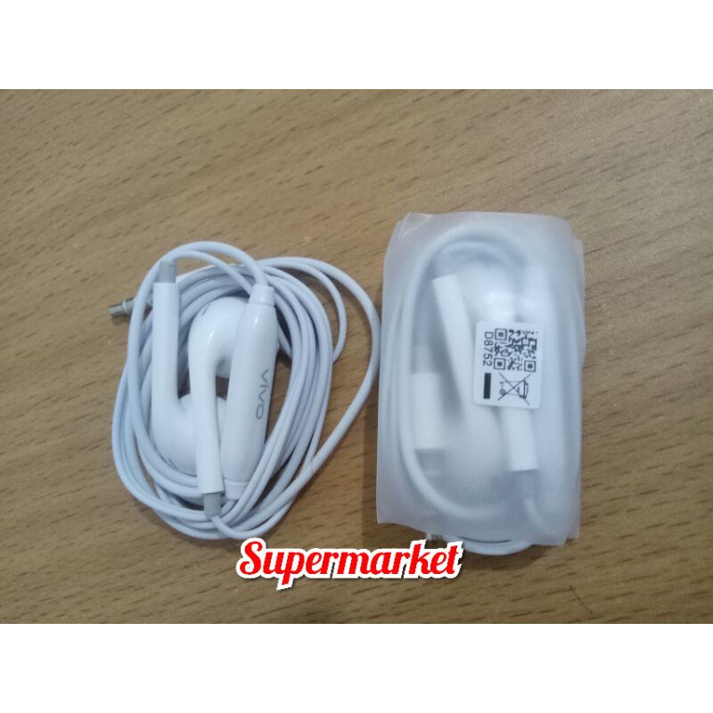 Handset Handsfree Earphone vivo Ori Copotan