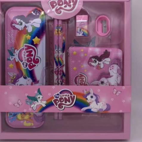 

6NK STUDY SET STATIONERY SET ALAT TULIS SEKOLAH ATK KARAKTER UNICORN/SPIDERMAN/LITTLE PONY/FROZEN 8033A❃ (Super Sale)Ready stock ➧