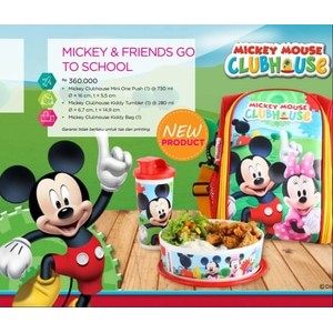 Mickey Go To School / Moorlife / Tempat Makan / Rantang anak