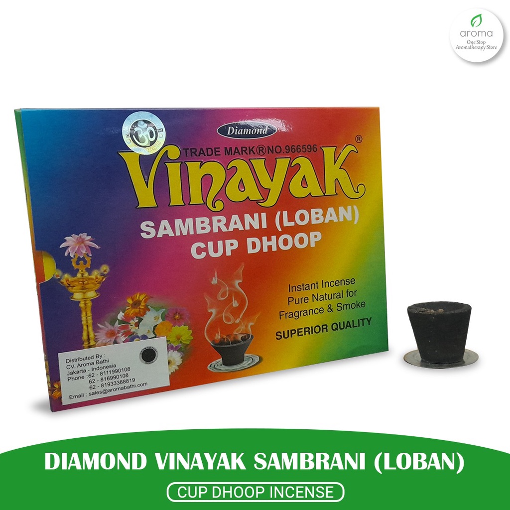 Dupa India (Aromaterapi) Cup Dhoop - Vinayak Sambrani