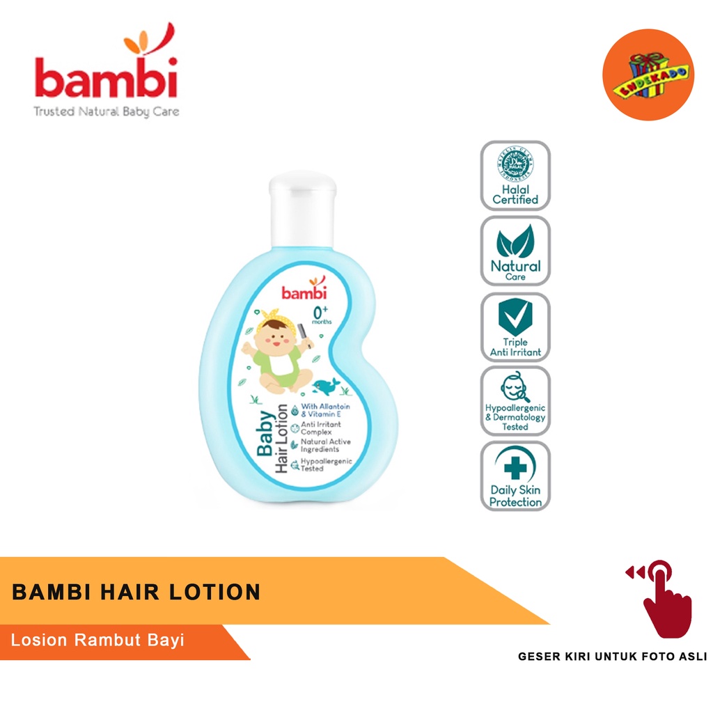 BAMBI HAIR LOTION 100ML - Losion Rambut Bayi