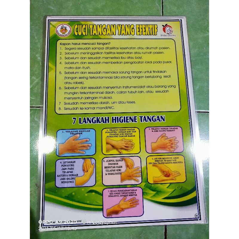 

96 POSTER CUCI TANGAN EFEKTIF