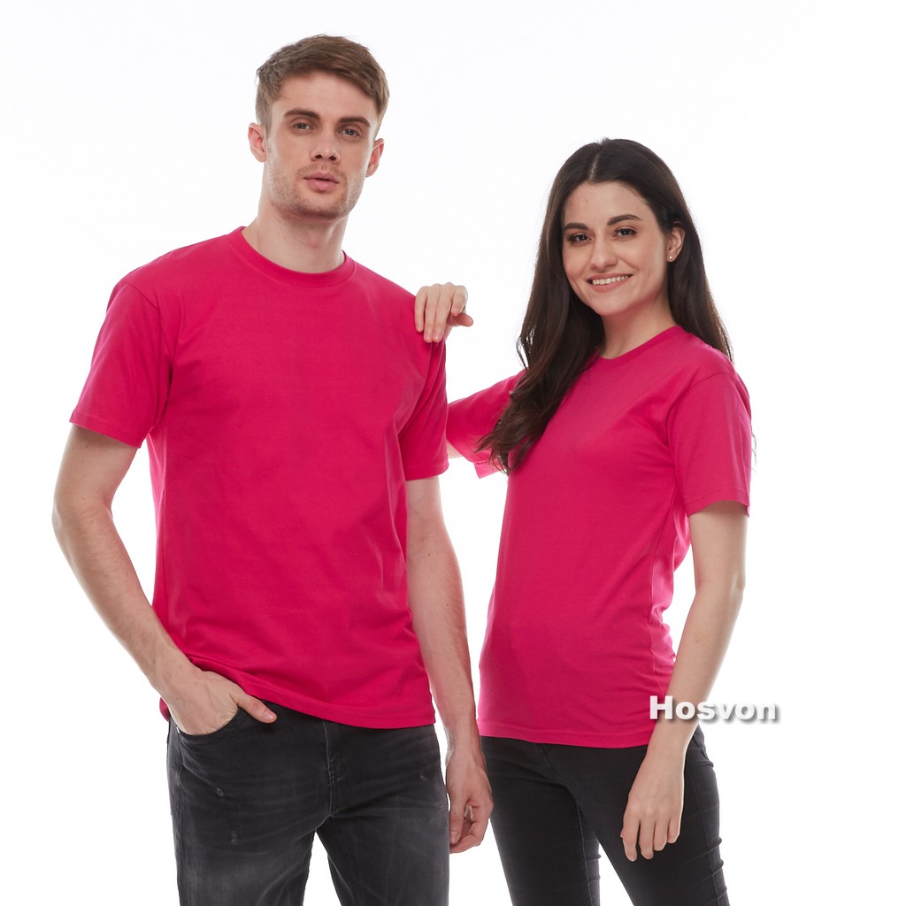 PINK FANTA Cotton Combed 20s Lengan Pendek (PRIA &amp; WANITA)