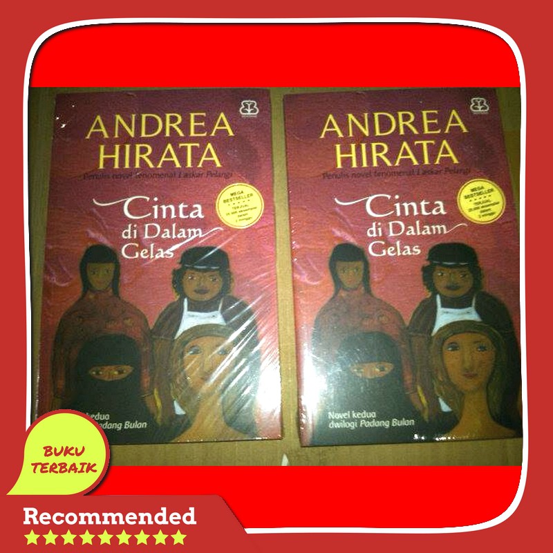 jual buku cinta di dalam gelas - andrea hirata ori original asli murah