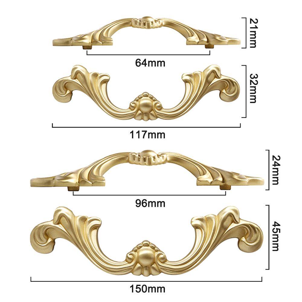 Suyo Handle / Tarikan Pintu Lemari / Laci Model Vintage Untuk Furniture