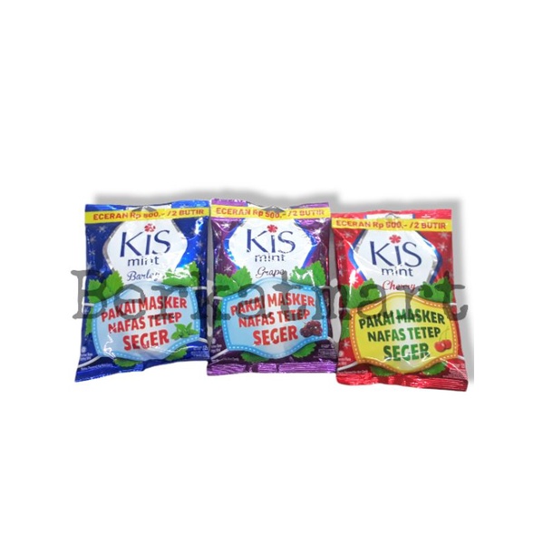 

KIS CANDY MINT 1 BAG (ISI 50 PCS) - PERMEN KISS BERMACAM RASA BUAH All Variant 125gr