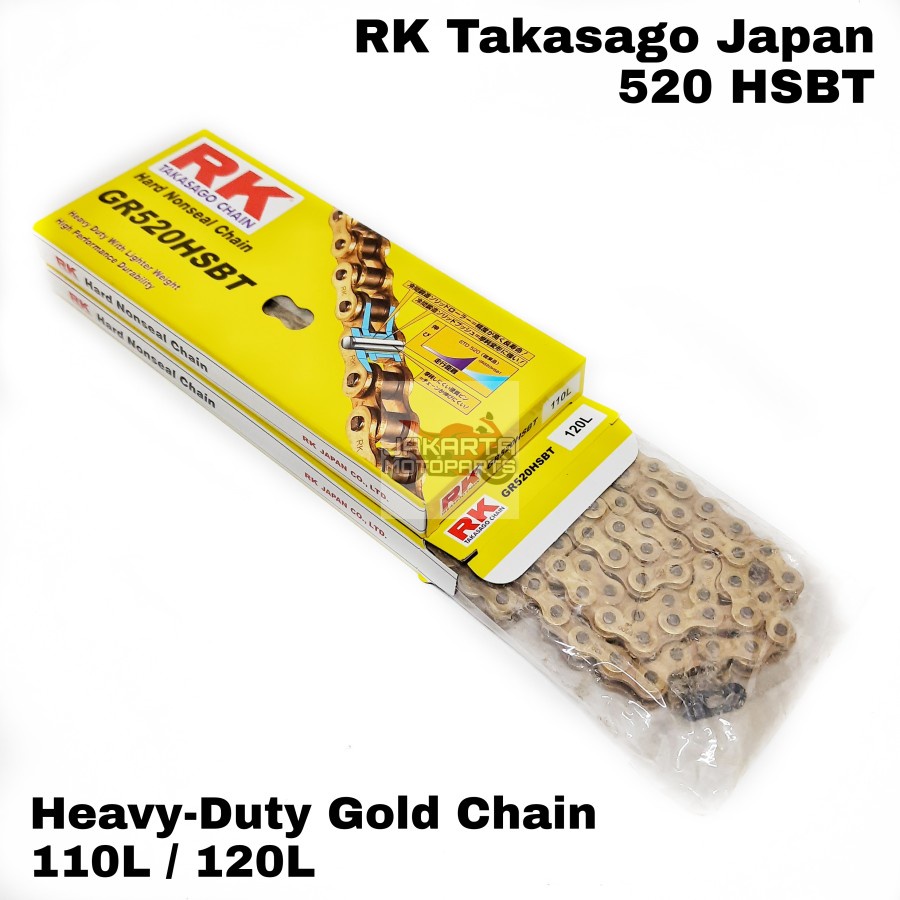 RANTAI RK TAKASAGO HSBT HEAVY DUTY NINJA250 R25 CBR250RR ER6 ZX25 R6 - 110L