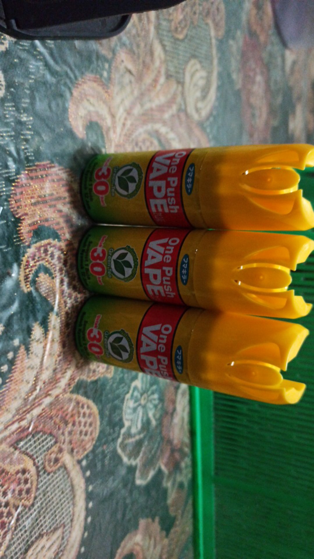 Fumakilla One Push Vape 30hari/green Tea