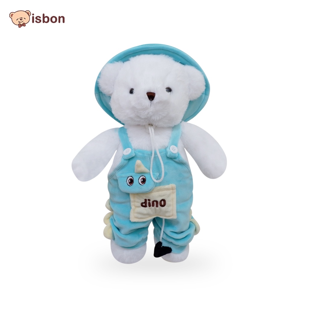 Boneka Beruang Bear Mungil Li Dino With Hoodie Bahan Premium Cocok Untuk Mainan Anak By Istan Boneka