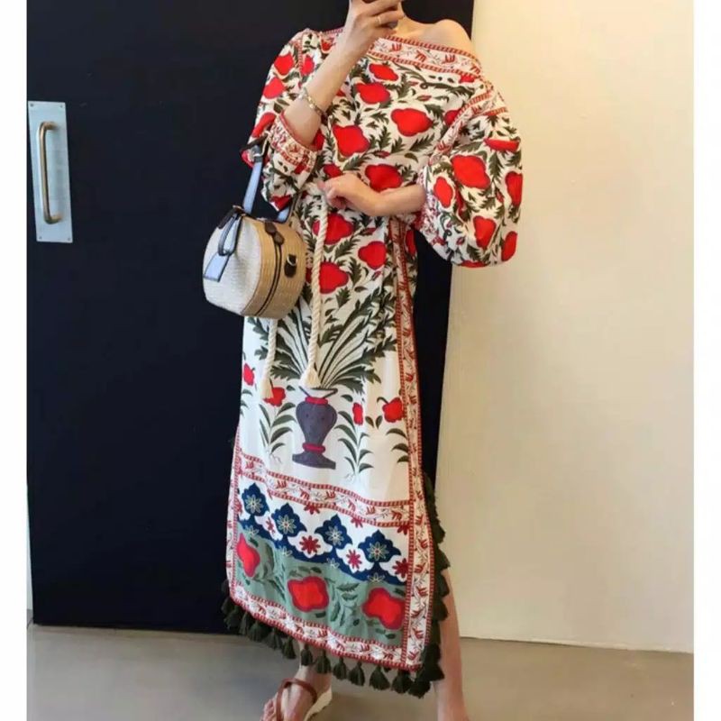 TM - 81190 Dress Maxi Moanna Import-1