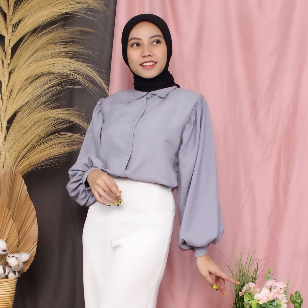 RX Fashion - Audry Rufi Basic Shirt Blouse / Blouse Mona / Kherila -BN-ABU