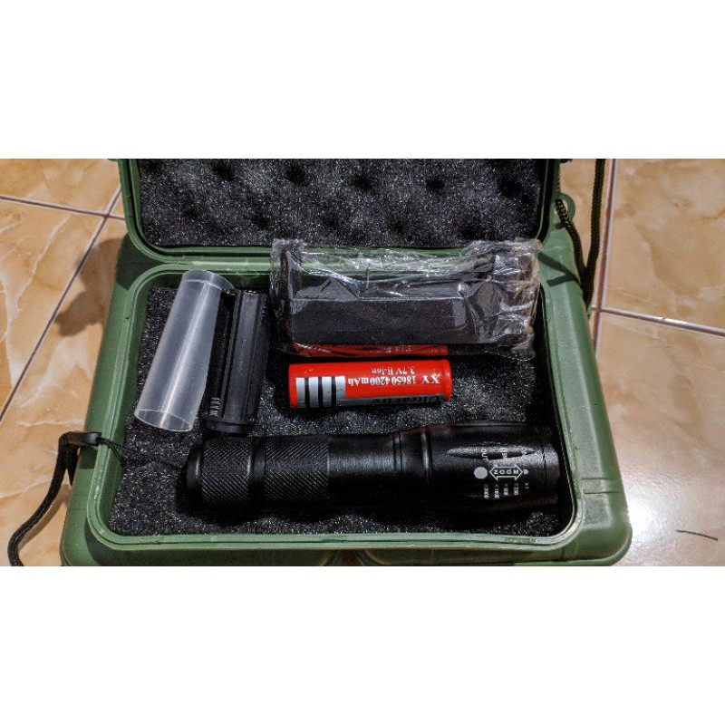 senter LED Cree XML-T6 2000 Lumens