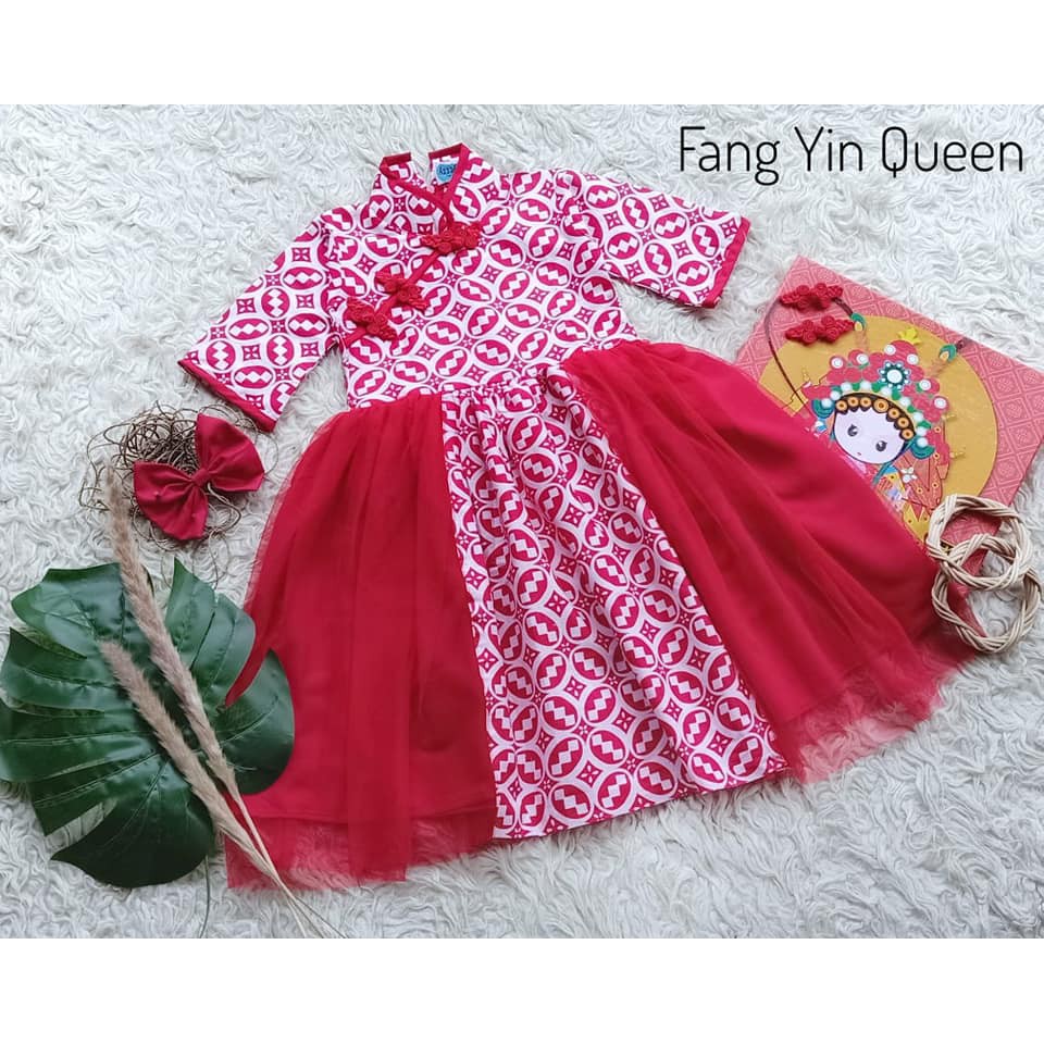 CHEONGSAM FANG YIN QUEEN / CHEONGSAM DRESS BATIK IMLEK / QIPAO ANAK / CHEONGSAM ANAK / CHEONGSAM COU