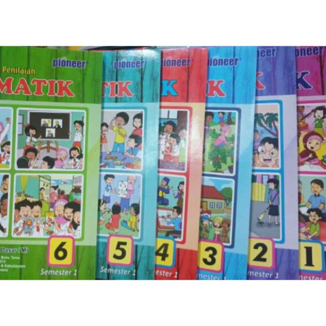 Buku Soal Tematik PIONER SD Kelas 1 2 3 4 5 6 semester 1