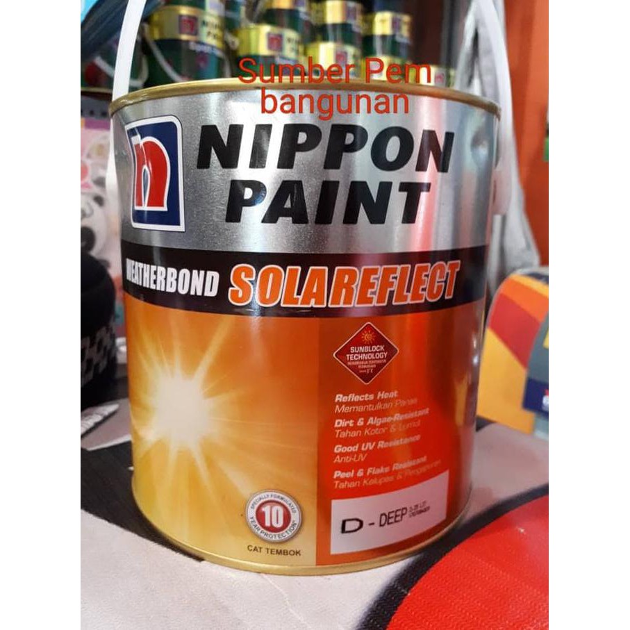 WEATHERBOND SOLAREFLECT CAT TEMBOK TINTING / OPLOS NIPPON PAINT TERLARIS