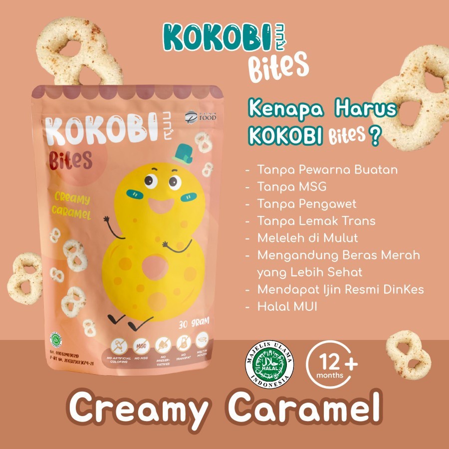 Snack Cemilan Bayi Abe Food Kokobi Bites 30gr