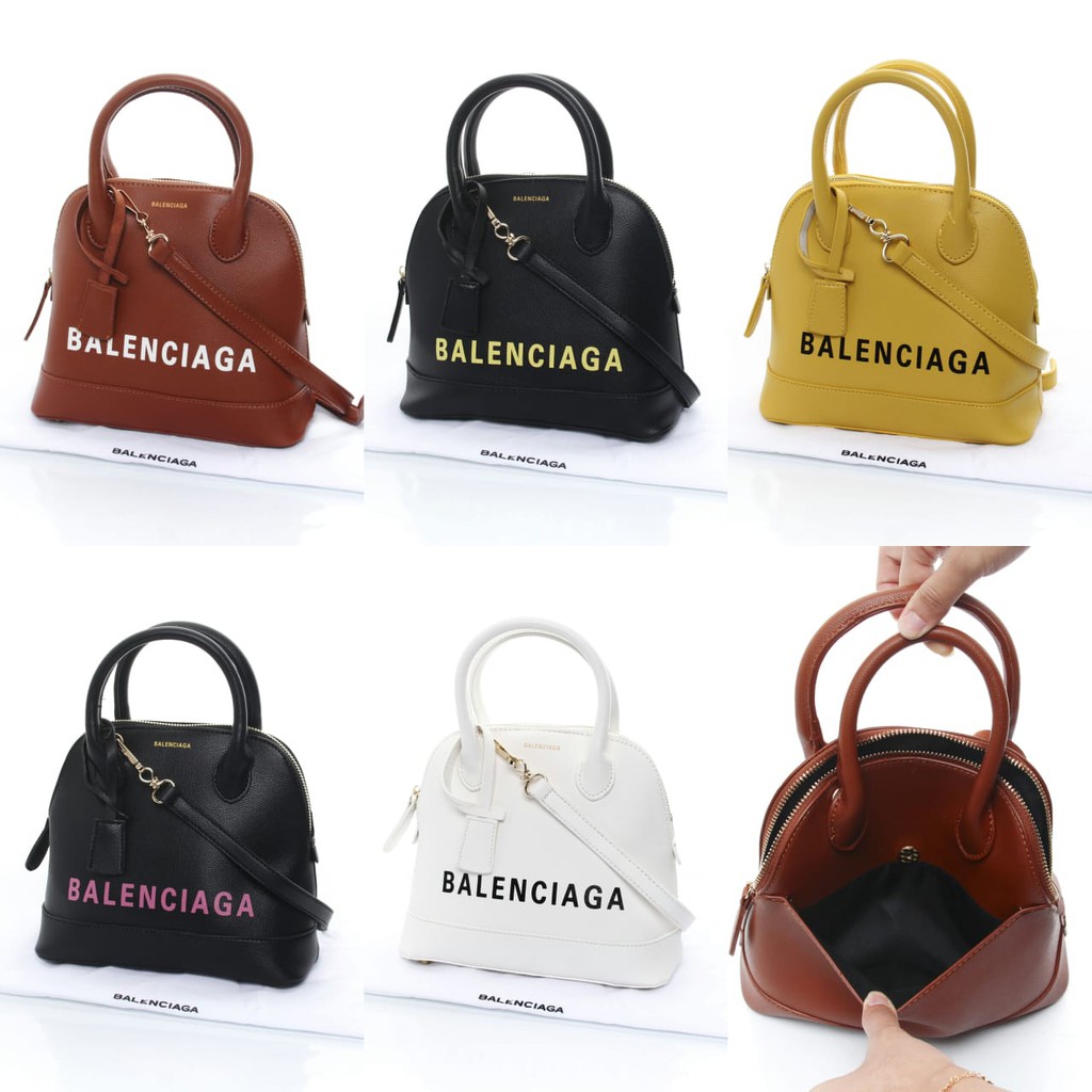 Supplier Tas Branded Tas Balenciaga Ville Logo Top Handle Small  Seprem B98-1