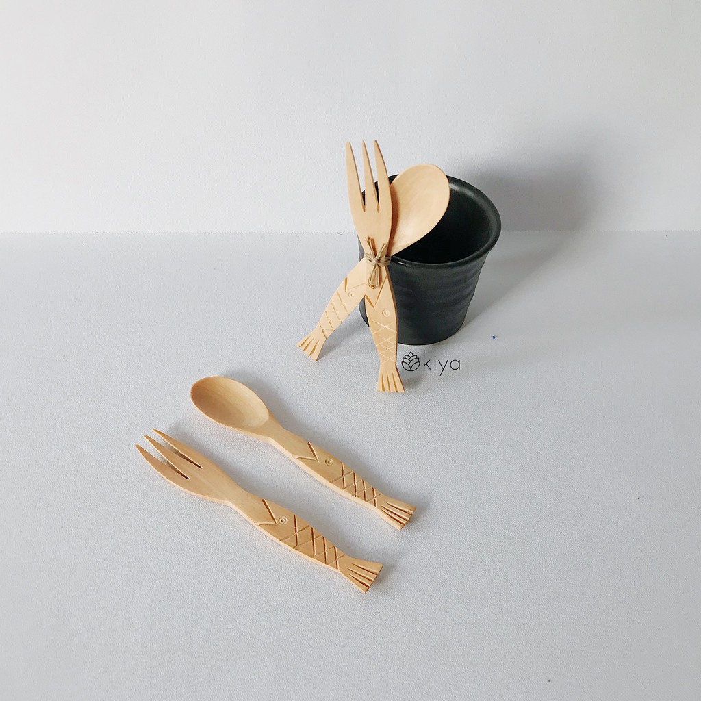 GOKANA | Sendok Garpu Kayu