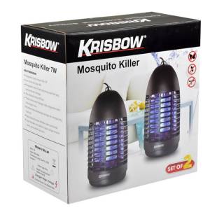 Krisbow Set Perangkap Nyamuk 7w Js30 Ace Lampu Tidur UV Darurat emergency Mosquito Killer Cantik