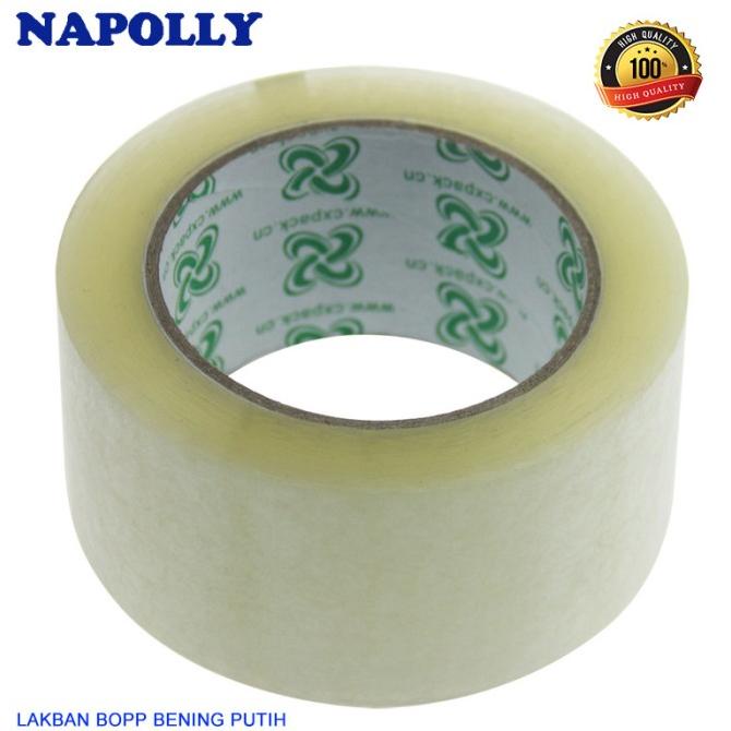 

,,,,,,,] Napolly Lakban opp 45mm x 100yard Harga Per DUS ( 72Roll )