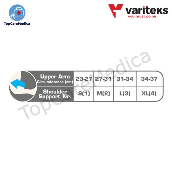 [460] Variteks Knitted Shoulder Support (Pelindung Bahu)