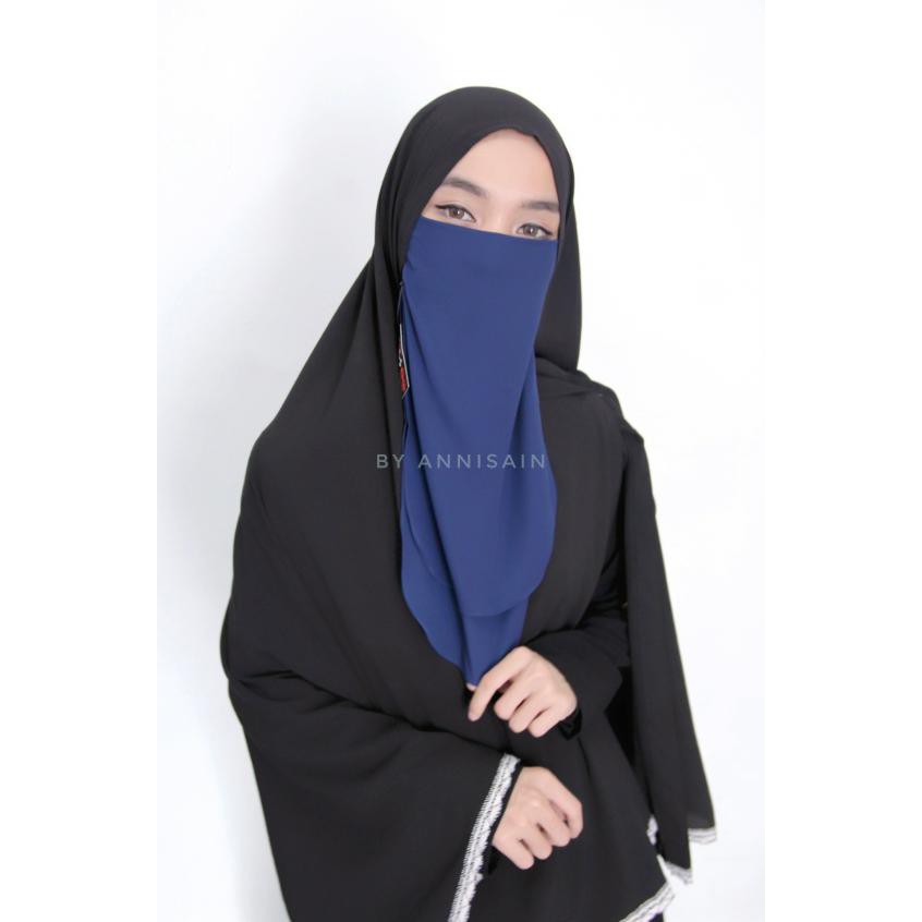 Cadar Husna Purdah 2 layer Polos TERBAIK