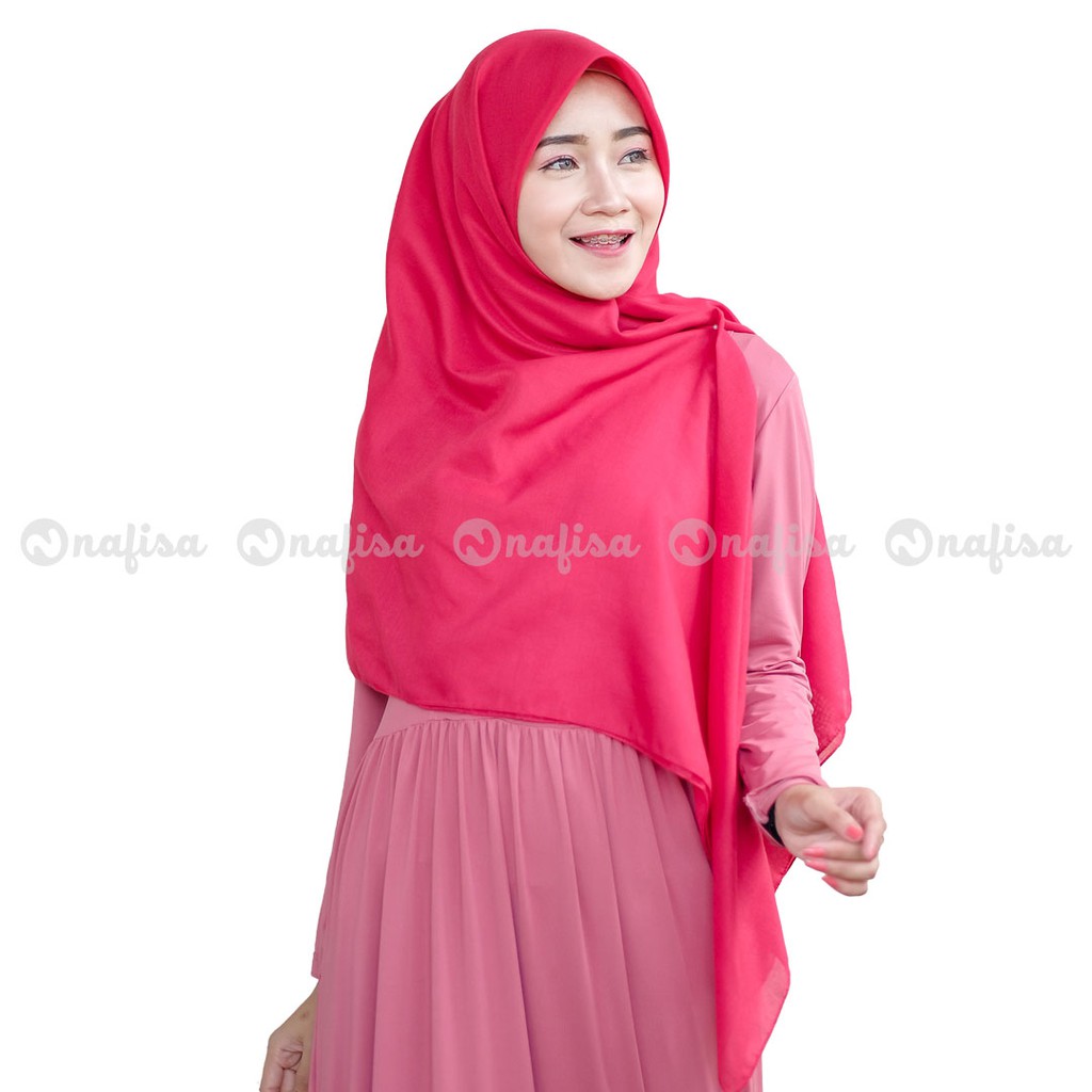 TERLARIS..SCARF | ALLURA Size M L XL | Segi4 Nafisa | Jilbab sekolah | hijab polos