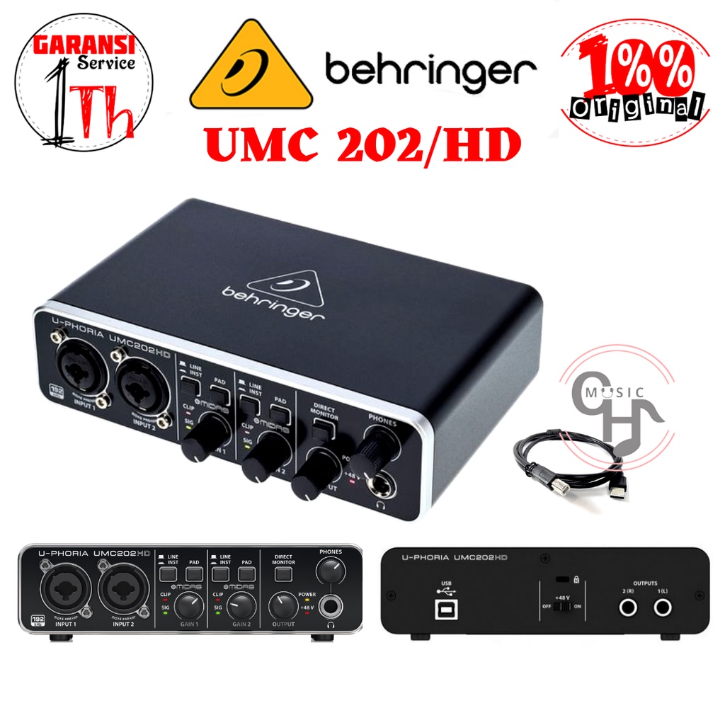 jual-behringer-umc202-hd-audiophile-2x2-24-bit-192-khz-usb-audio