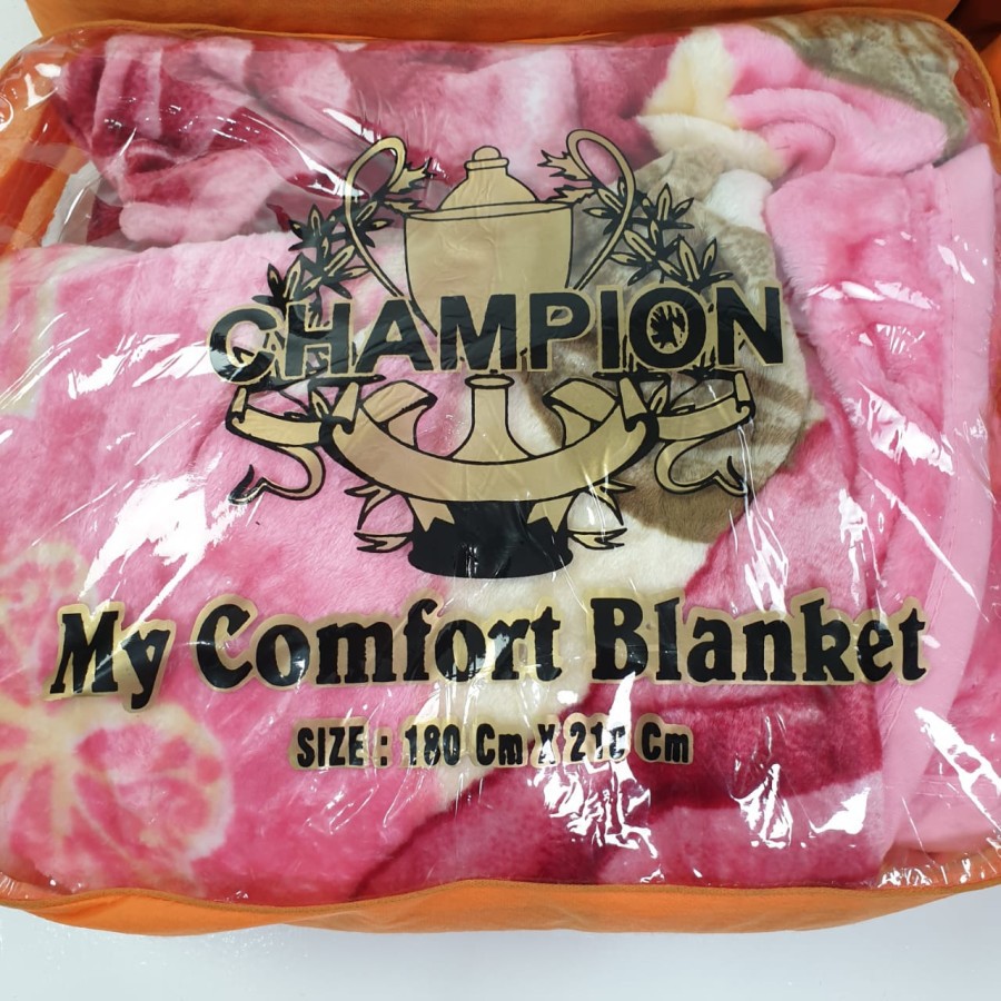 Selimut CHAMPION My Comfort Blanket Size 180x210