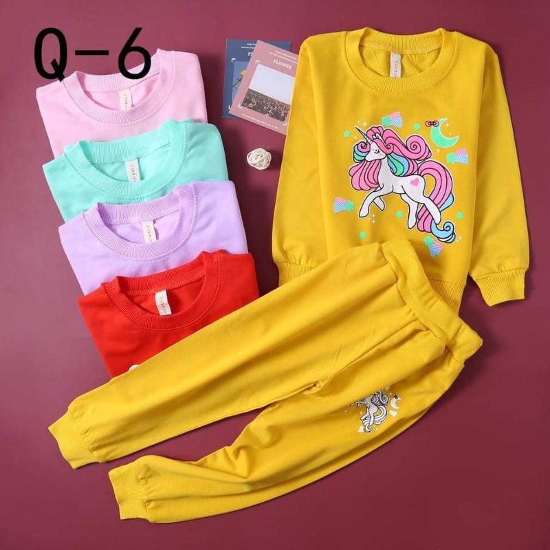 SETELAN SWEATER ANAK IMPORT UMUR 4-9TH MURAH TERBARU