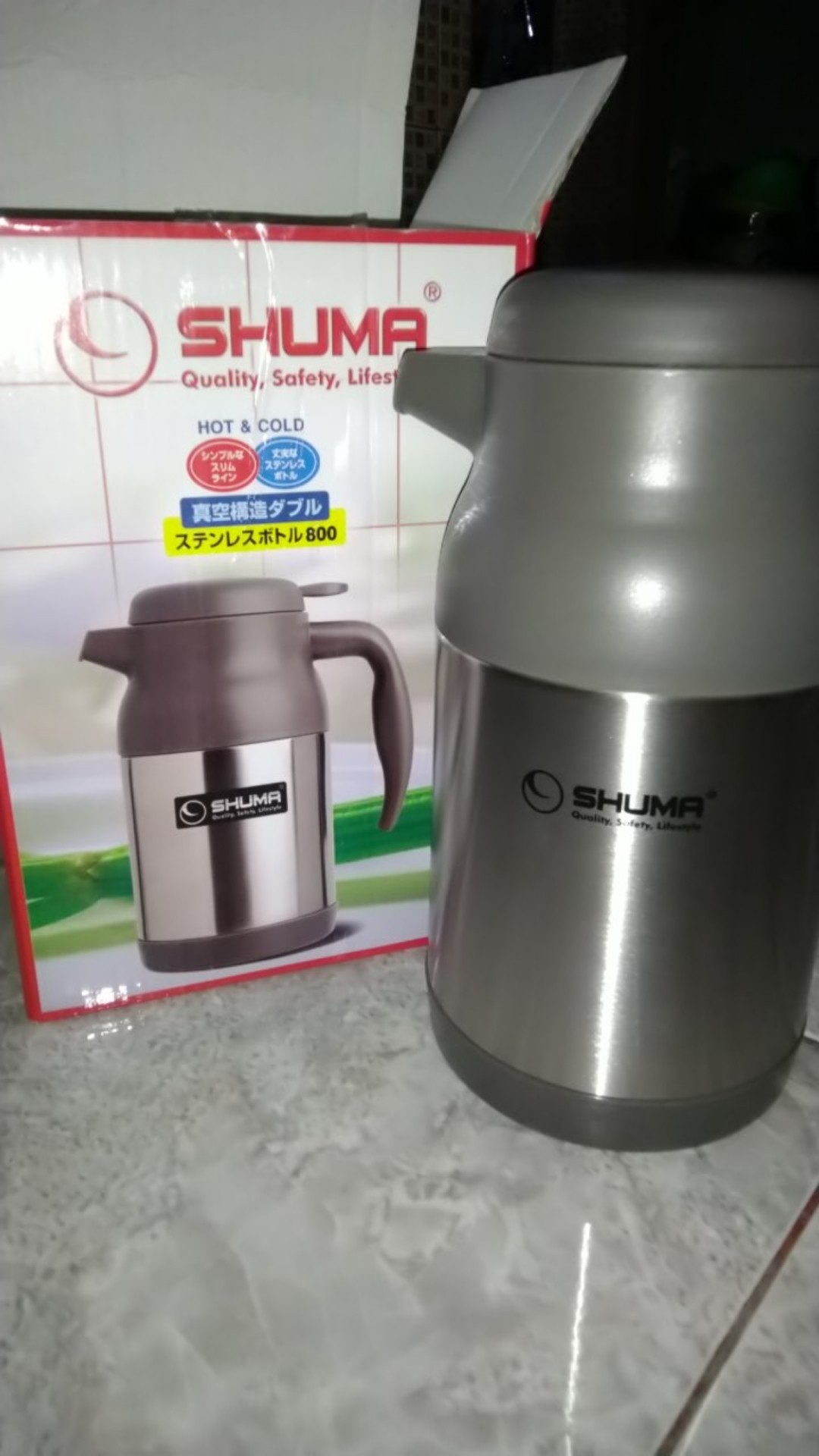 Termos Air Panas Shuma Coffee Pot 800 Ml Scp0800 (00232.00019)
