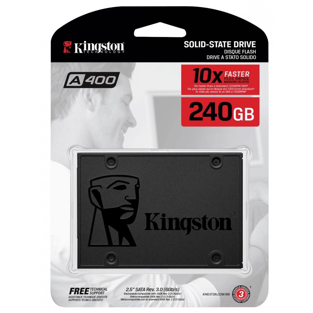 KINGSTON SSD SA400 SA 400 240GB SATA3 500Mbps