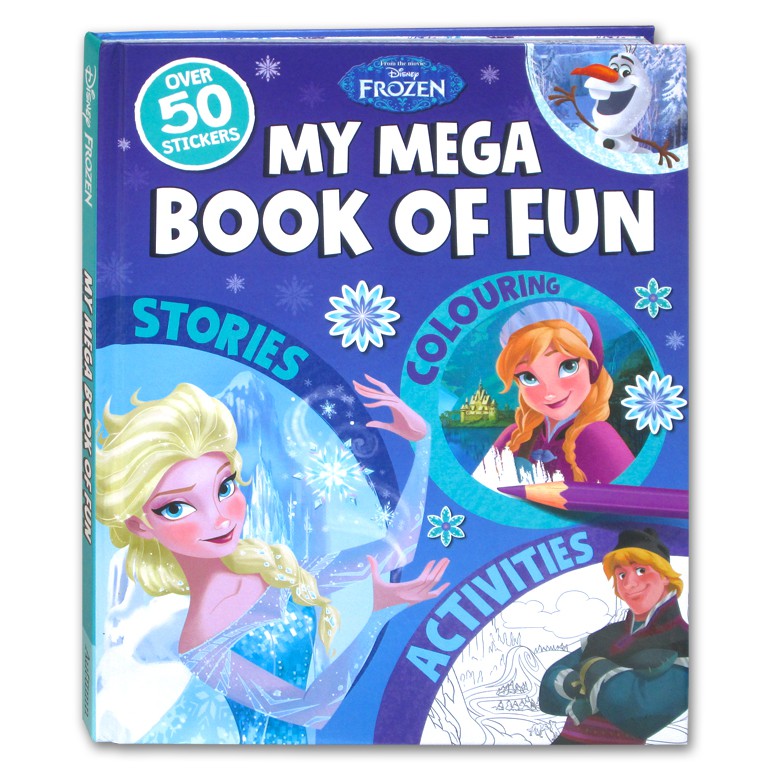 

(WP) Disney Frozen My Mega Book of Fun Over 50 Stickers (Stories, Colouring, and Activities)