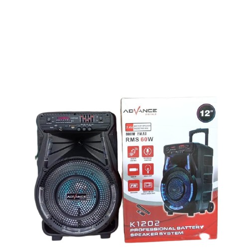 Advance Speaker meeting bluetooth K 1202 ukuran jumbo speaker 12 inc