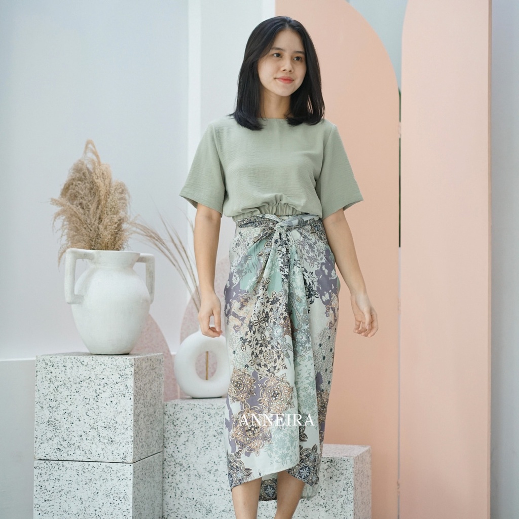 ROK SERUT BATIK LYRA (1 ROK JADI 3 LOOK)