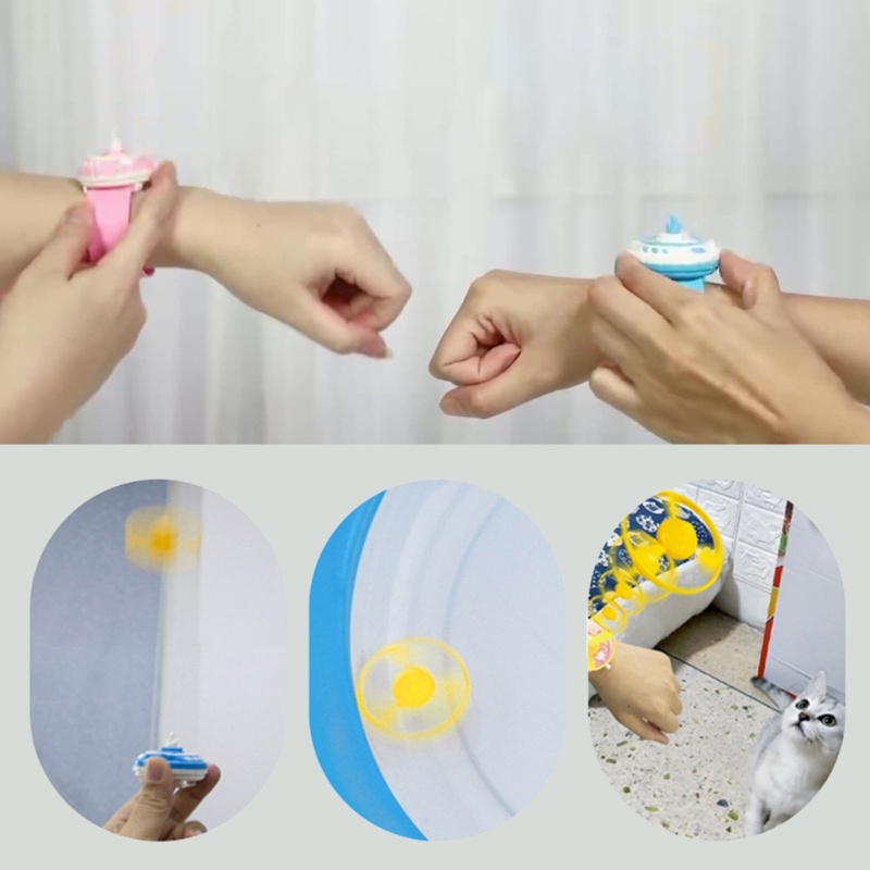 Mary Mainan Jam Tangan Gyroscope Ring Flying Saucer Untuk Outdoor