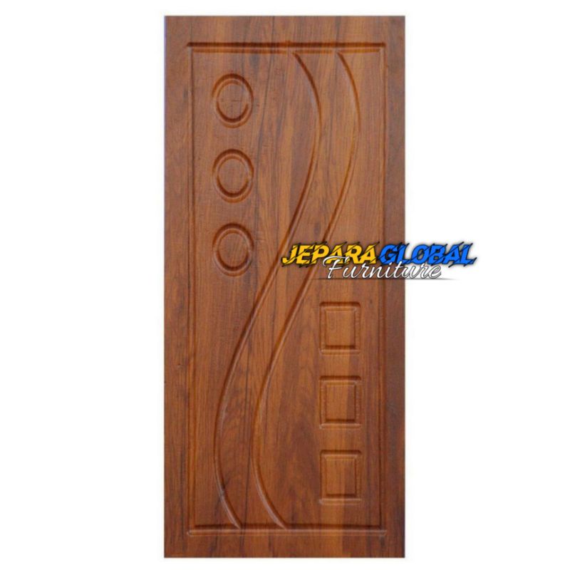 Pintu Kamar jati minimalis round buble ( pintu rumah jati,pintu kamar ukir,pintu minimalis murah )